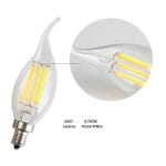 Filament LED Bulb C35 Tail Candle - 3w