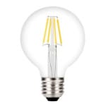 Filament G125 LED Bulb 6w Cool White
