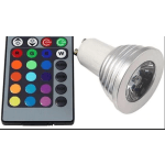 3w RGB Bulb With Remote GU10