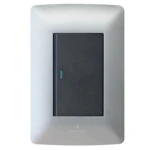 1 Lever Switch Silver/Black 2×4 (Hello Today)
