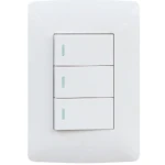 3 Lever Switch White 2×4 (Hello Today)