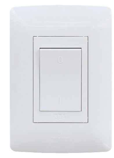 50A 2 Pole Stove Isolator White 2x4 (Hello Today) 50A 2 Pole Stove Isolator White 2x4 (Hello Today)