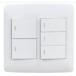 5 Lever Switch White 4×4 (Hello Today)