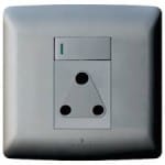 4×4 Single Socket Silver (Hello Today)