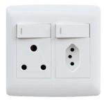 SA/Euro Single Socket 4x4 White (Hello Today)