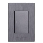 1 Lever Switch Charcoal Design 2×4 – Hello Today
