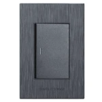 1 Lever Switch Dark Grey Design 2×4 – Hello Today