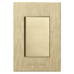 1 Lever 2 Way Switch Gold Design 2×4 – Hello Today