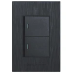 2 Lever 2 Way Switch Black Design 2×4 – Hello Today