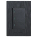 3 Lever Switch 2 Way Black Design 2×4 – Hello Today