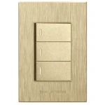 3 Lever 2 Way Switch Gold Design 2×4 – Hello Today