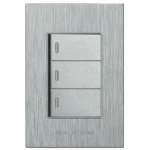 3 Lever Switch Titanium Design 2×4 – Hello Today
