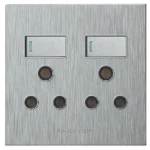 4×4 Double Socket Titanium Design – Hello Today