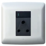 4×4 Single Socket Silver/Black Design – Hello Today