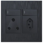 4×4 Euro/single Socket Black Design – Hello Today