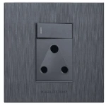 4×4 Single Socket Dark Grey Design – Hello Today