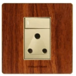 4×4 Single Socket Wood – Hello Today
