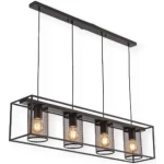 6065/4 Black Pendant Light