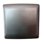 Blank Cover Plate 4×4 Charcoal (Hello Today)