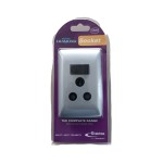 2x4 Crabtree Single Socket Grey 16A