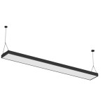 LED Linear Office Light Black