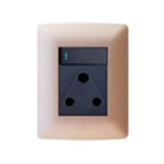 2×4 Single Socket Rose Gold/Black (Hello Today)