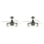 Led Ceiling Fan With Foldable Blades – FS FL07 - Set Of 2