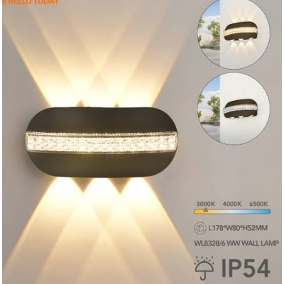 8328/6 Warm White Wall Lamp